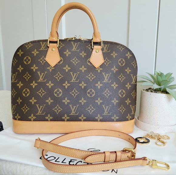 🍁BEAUTIFUL Louis Vuitton Alma PM Satchel Monogram - Picture 1 of 16